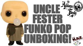 Uncle Fester with Light Bulb Addams Family Funko Pop Unboxing