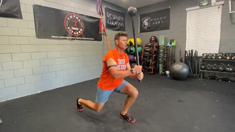 Mobility Monday: (Macebell Lunge Jump)
