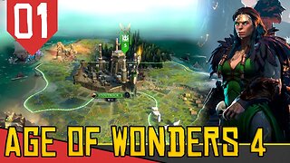 Magias DEFENSIVAS e DIPLOMACIA - Age of Wonders 4 Enchanted Archipelago #01 [Gameplay PT-BR]