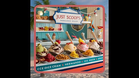 Just Scoops Where Fresh Ingredients Meet Delicious Ice Cream in Hernando Beach