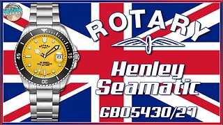 New Brand To The Channel! | Rotary Henley Seamatic 300m Automatic GB05430/27 Unbox & Review
