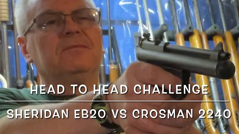 Head to head challenge: Sheridan EB20 vs Crosman 2240 hard hitting co2 pistols FTW! H&N baracudas