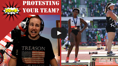 DDoS- Member of U.S.A. Olympic Team Protests the National Anthem