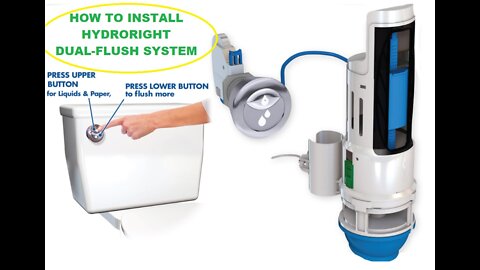 How to install a HydroRight Dual-Flush toilet system