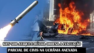 Kiev Sob Ataque E Rússia Ordena A Evacuação Parcial De Civis Na Ucrânia Anexada