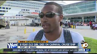 8-year-old girl dies on Carnival Cruise ship