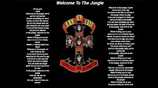 Guns N Roses - Welcome To the Jungle - Guns N Roses lyrics [HQ]