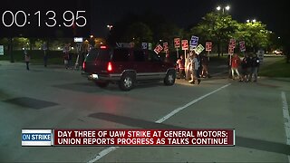 Day three of UAW strike at General Motors