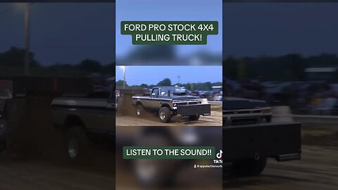 Ford Big Block 4x4 Pulling Truck! #truck #truckpull #truckpulls