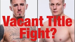 Sergei Pavlovich Vs Tom Aspinall 2024 Vacant Heavweight Title Fight! Early Prediction!