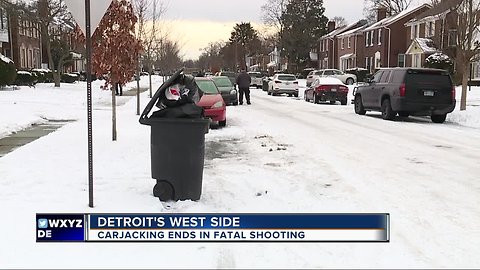 Police: Carjacking victim fatally shoots one of two carjackers on Detroit's west side