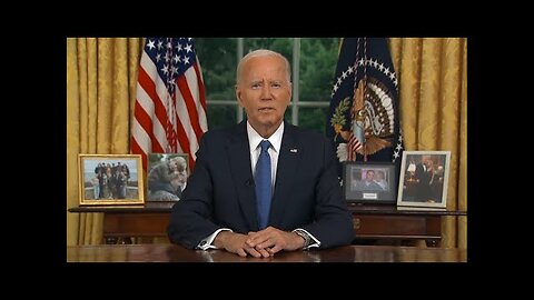 Watch full speech: Biden addresses decision to exit 2024 race