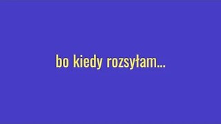 bo kiedy rozsyłam dobre słowa one zawsze wracają jak ptaki na wiosnę ...