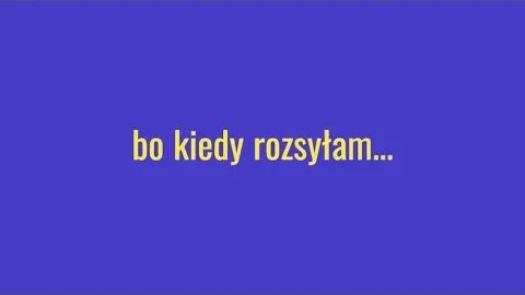 bo kiedy rozsyłam dobre słowa one zawsze wracają jak ptaki na wiosnę ...