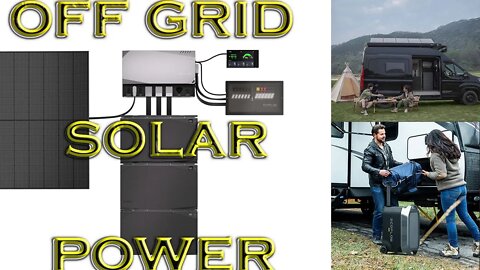 ECOFLOW Power Kits - Off Grid Solar Power System For Tiny Home VAN Life RV Camping