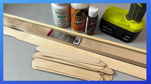 Corner Shelf DIY || Using Stir Sticks || Just 1 Easy Craft