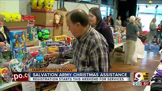 Salvation Army Christmas assistance