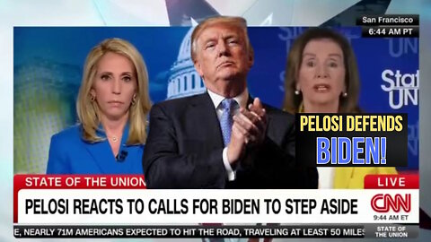 Pelosi Defends Biden and Says Trump Has Dementia After Shocking Poll