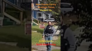 Suspicious Masked Cop South Bend Indiana Police - Gang Unit