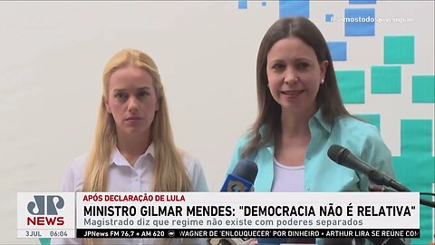 Gilmar Mendes rebate declaração de Lula sobre a Venezuela: “Conceito de democracia não é relativo”