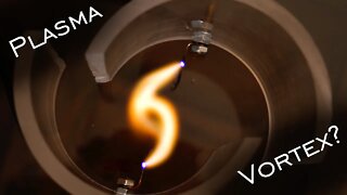 9000 Volt Plasma Tornado Made by Electricity