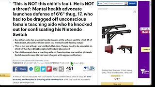 每日郵報：“這不是這個孩子的錯。 他不是一個威脅：心理健康倡導者為17歲的6'6“暴徒進行辯護