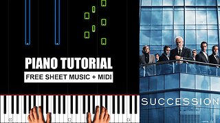 Succession Season 4 - Andante Risoluto (Finale Theme) - (HARD) Piano Tutorial