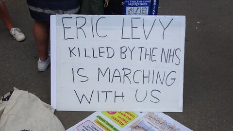 London Freedom Rally, 27th August 2022 - Part 5: The Life and Death of Eric Levy