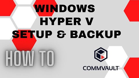 Windows Hyper V setup & backup