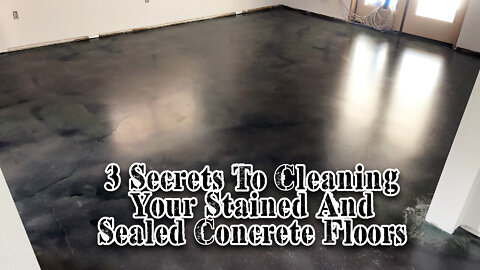 Stained Concrete Cleaner