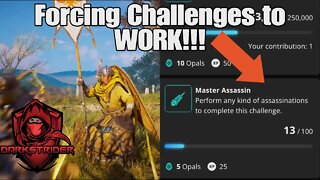 Assassin's Creed Valhalla- Forcing Challenges to WORK!!!