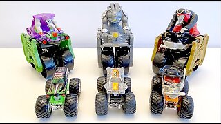 MONSTER JAM | MONSTER MORPHERS | GRAVE DIGGER | MAX-D | HOT WHEELS MONSTER TRUCKS | PIRATE'S CURSE