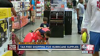 You can buy these Hurricane supplies tax-free