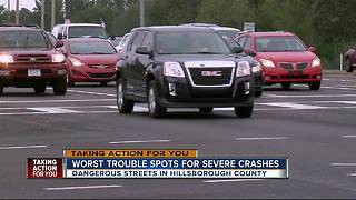 Hillsborough County reveals top 20 severe crash corridors