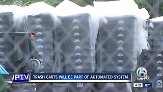 New trash carts will be part of an automated system in Palm Beach County