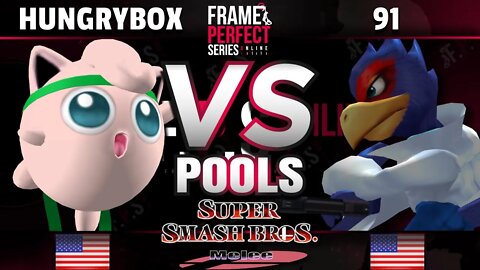 FPS3 Online - Liquid | Hungrybox (Puff) vs 91 (Falco) - Melee Pools