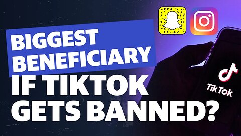 SNAP & META will benefit greatly from a TikTok ban MASSIVE move higher coming!