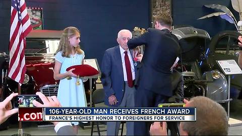 106-year-old man receives French Award