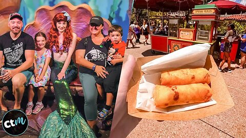 Meeting Ariel & New Snacks At Magic Kingdom | Disney Vlog