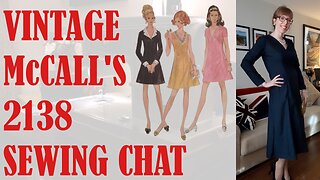 ❕🤍 Vintage McCall's 2138 Sewing Chat 🤍❕ | BudgetSew #vintagesewing #fridaysews #sewingproject