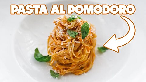 Spaghetti with Tomato Sauce Recipe » Classic Pasta Pomodoro