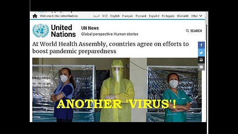New International Pedophile UN, WHO & WEF Laws For 'VIRUS' 'Disease Surveillance' PLAN-DEMICS!