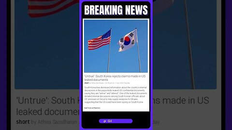 South Korea Rejects US Claims, Sparking Global Debate Over Espionage and Sovereignty #shorts