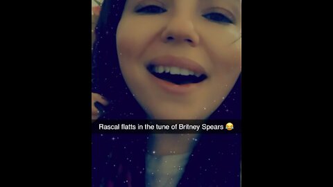 Singing rascal flatts in the tone of Britney Spears