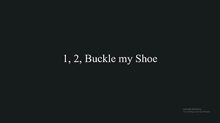 How to Pronounce 1, 2, Buckle my Shoe