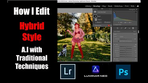 Hybrid Photo Editing- Using AI and Traditional Techniques- Adobe Lightroom, Luminar Neo & Photoshop