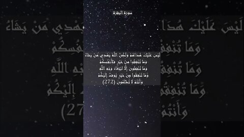 سورة البقرة الآية 272