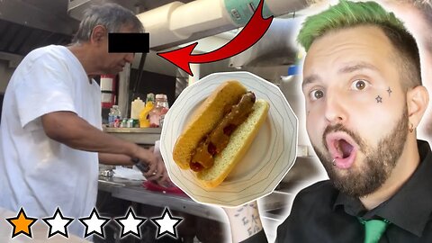 Eating The Worst Reviewed Hot Dog In My City