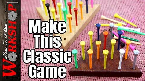 Make the Classic Peg Game | Everyone loves Peg Solitaire