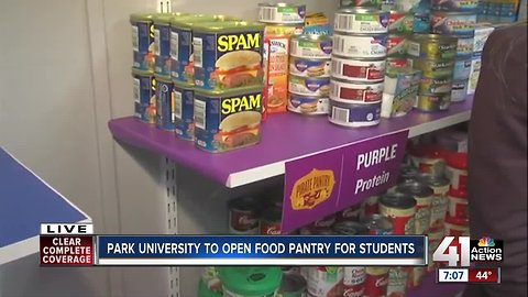 Park University opens food pantry for students